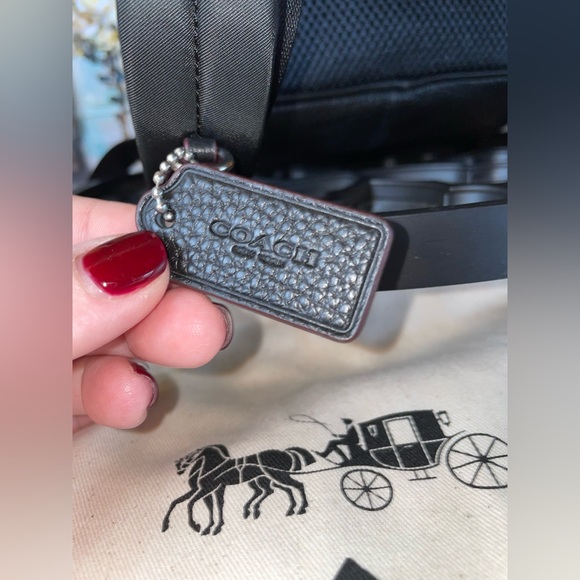 Coach Court Backpack 23 in Leopard Print & Pebbled Leather New with Tags - Picture 5 of 10